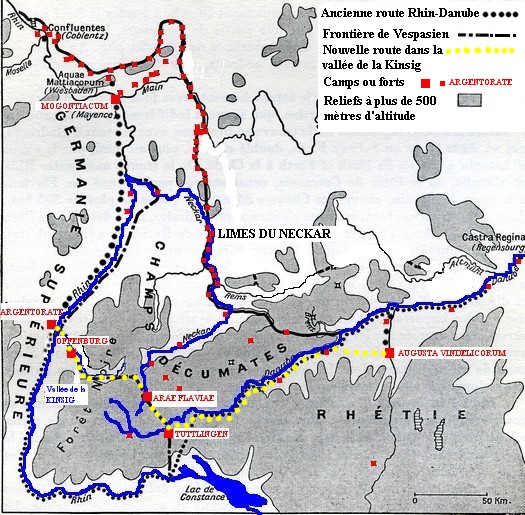 route d'Argentorate vers la Rhétie