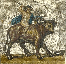 mosaïque calendrier - taureau