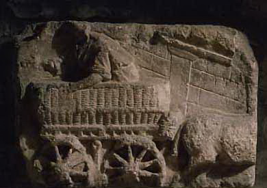 Chariot en osier - musée de Dijon